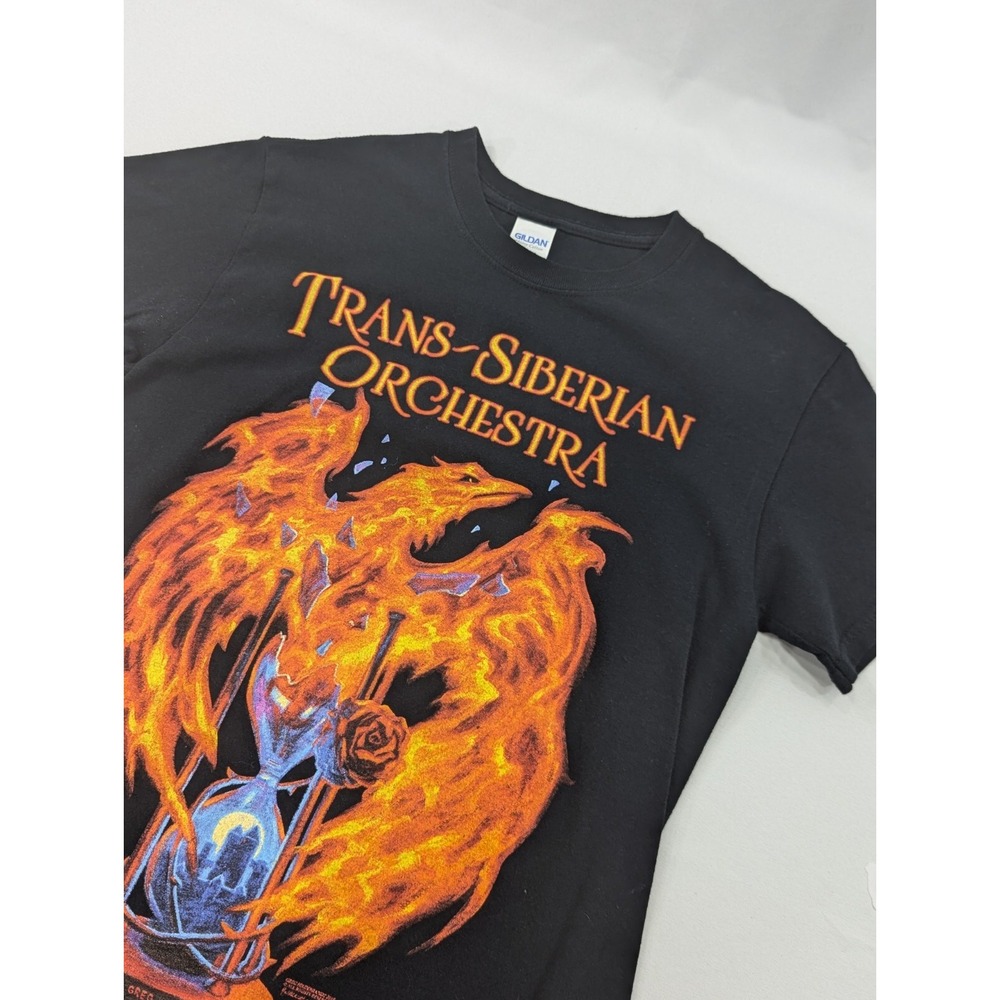 Trans Siberian Orchestra 2018 Winter‎ Concert Tour Flamed Phoenix T-Shirt Small